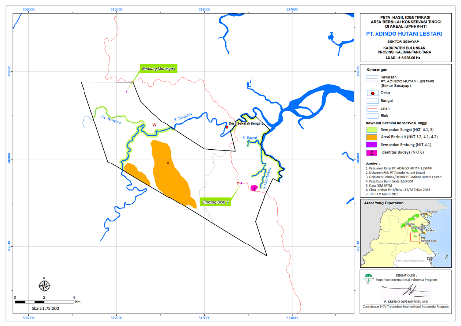 AHL Sesayap Bengara HCV Mapping 2014 — APRIL Asia